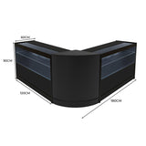 Set Banconi Selene con Illuminazione LED – 2x C1200 + CM60 Angolare - Nero