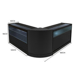 Set Banconi da Negozio Adonis LED B1200, C1200 e CM60 – Nero