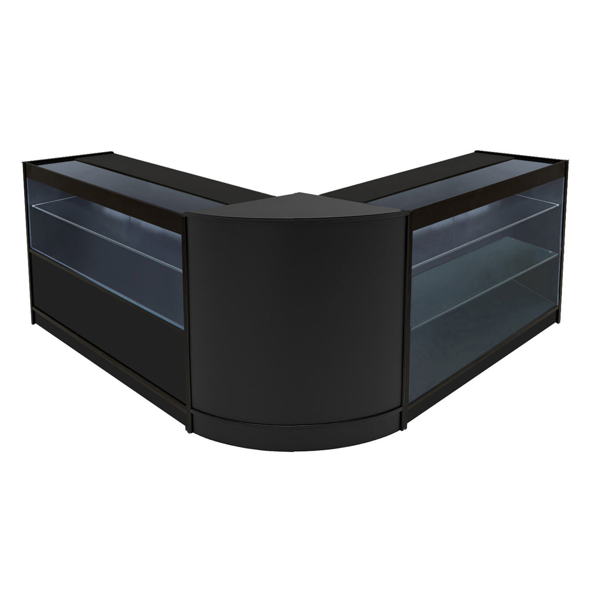 Set Bancone Hera LED con K1200 + C1200 + CM60 - Nero