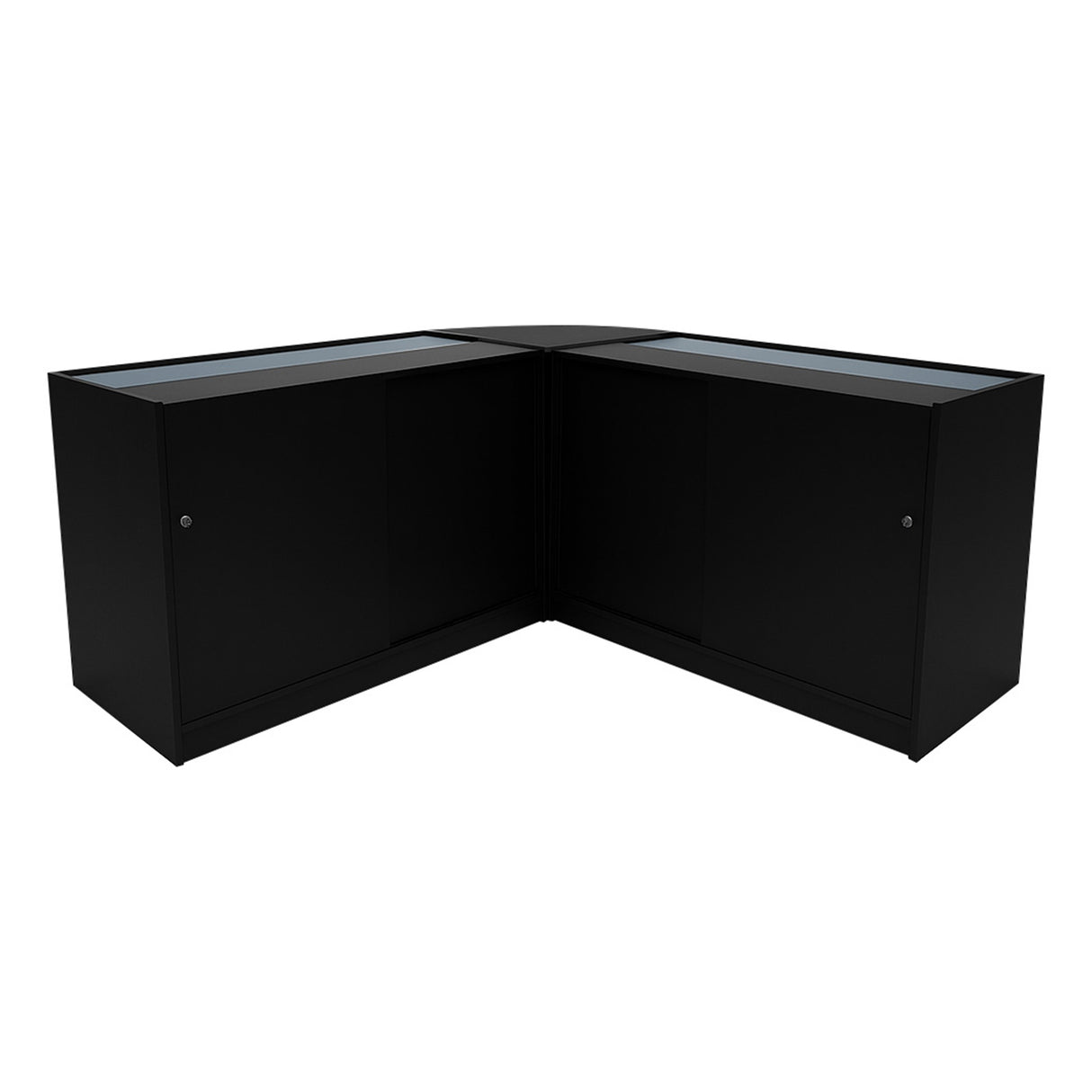 Set Bancone Hera LED con K1200 + C1200 + CM60 - Nero