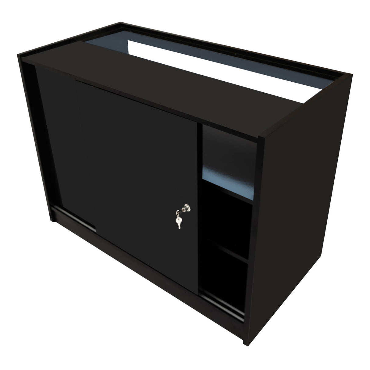 Set Bancone Theseus LED con LM60 + 2 x B1200 - Nero