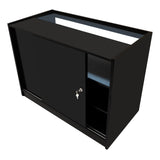 Set Bancone Theseus LED con LM60 + 2 x B1200 - Nero