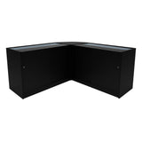 Set Bancone Negozio Apollo LED con 2x K1200 + Angolare LM60 - Nero
