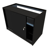 Set Banconi con Illuminazione LED Europa B1200, C1200, TB60 & LM60 - Nero