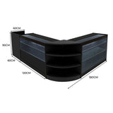 Set Banconi Theia LED K1200, C1200, TB60 e LM60 - Nero