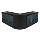 Set Banconi Helios con Illuminazione LED – 2x K1500 + CM60 Angolare - Nero