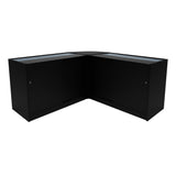 Set Bancone Hera LED con K1500 + C1500 + CM60 - Nero