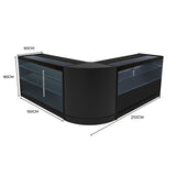 Set Bancone Hera LED con K1500 + C1500 + CM60 - Nero