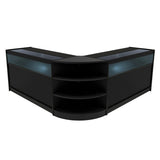 Set Bancone Theseus LED con LM60 + 2 x B1500 - Nero