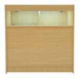 Set Banconi Iris con LED B900 (x2) & Angolo CM60 - Acero