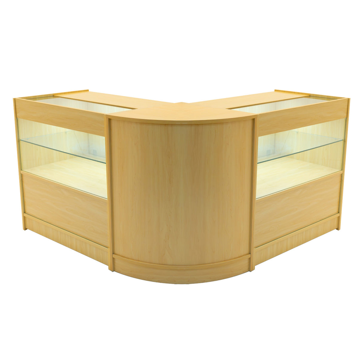 Set Banconi Selene con Illuminazione LED – 2x C900 + CM60 Angolare - Acero