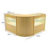 Set Banconi Selene con Illuminazione LED – 2x C900 + CM60 Angolare - Acero