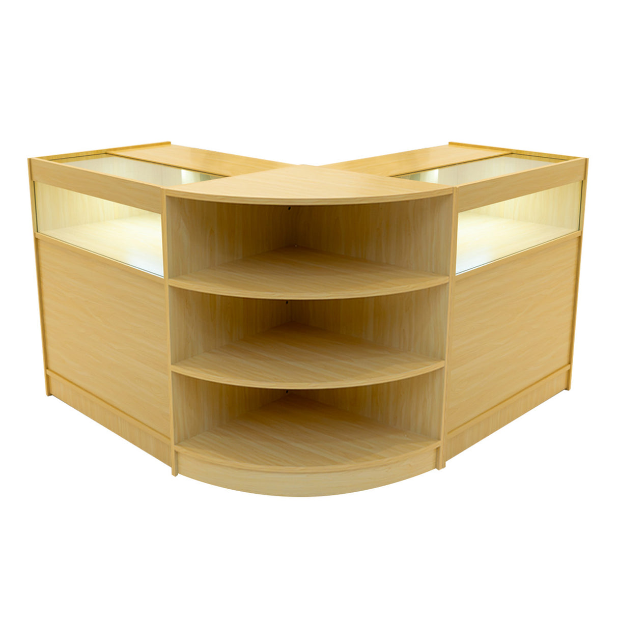 Set Bancone Theseus LED con LM60 + 2 x B900 - Acero