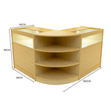 Set Bancone Theseus LED con LM60 + 2 x B900 - Acero