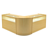 Set Banconi Iris con LED B1200 (x2) & Angolo CM60 – Acero