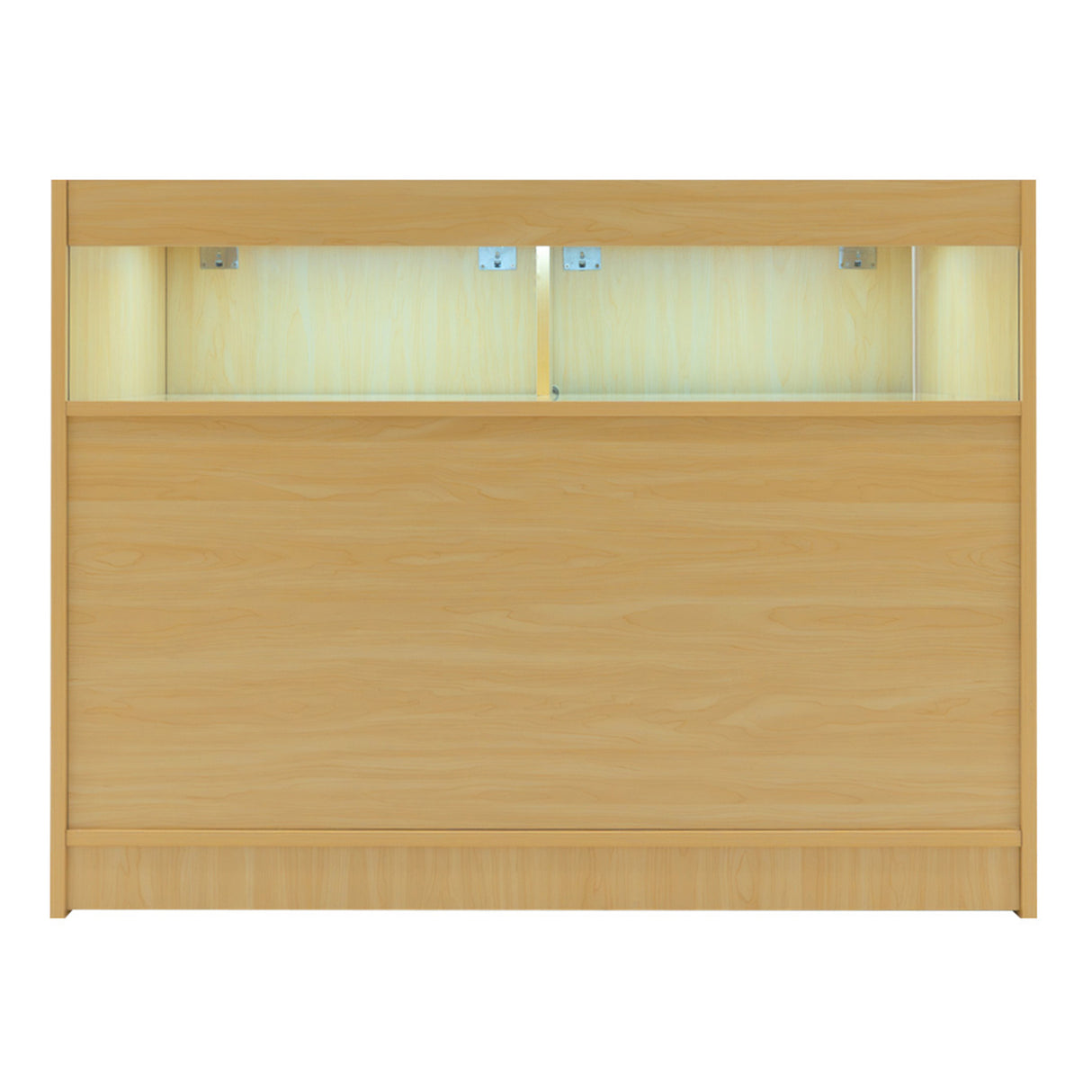 Set Banconi Iris con LED B1200 (x2) & Angolo CM60 – Acero