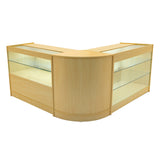 Set Bancone Hera LED con K1200 + C1200 + CM60 - Acero