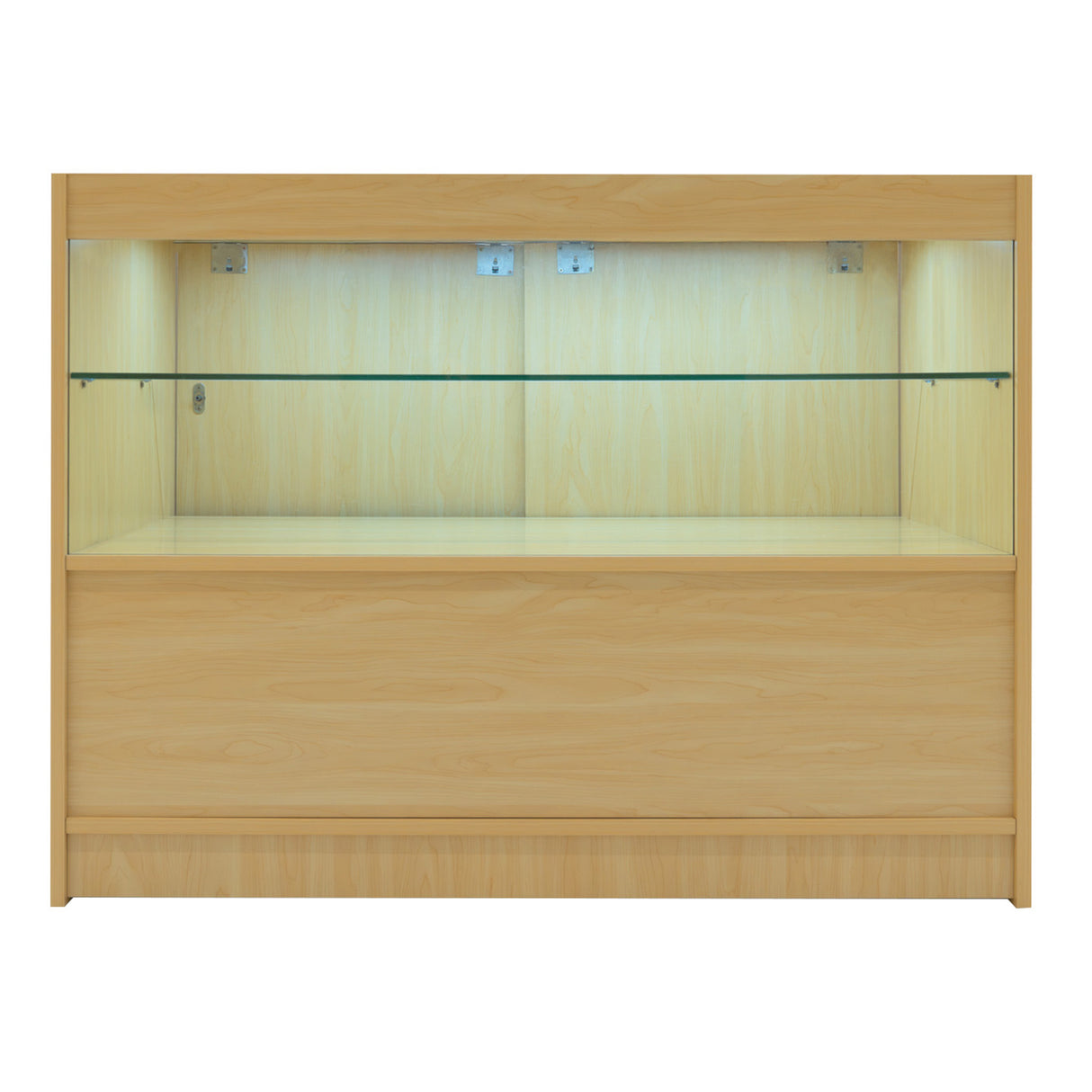 Set Banconi da Negozio Andromeda LED C1200 x2 e LM60 – Acero