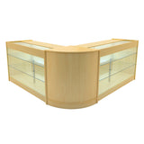 Set Banconi Helios con Illuminazione LED – 2x K1500 + CM60 Angolare - Acero