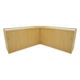 Set Banconi Helios con Illuminazione LED – 2x K1500 + CM60 Angolare - Acero