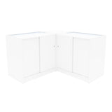 Set Banconi Iris con LED B900 (x2) & Angolo CM60 - Bianco