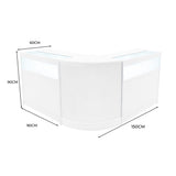Set Banconi Iris con LED B900 (x2) & Angolo CM60 - Bianco