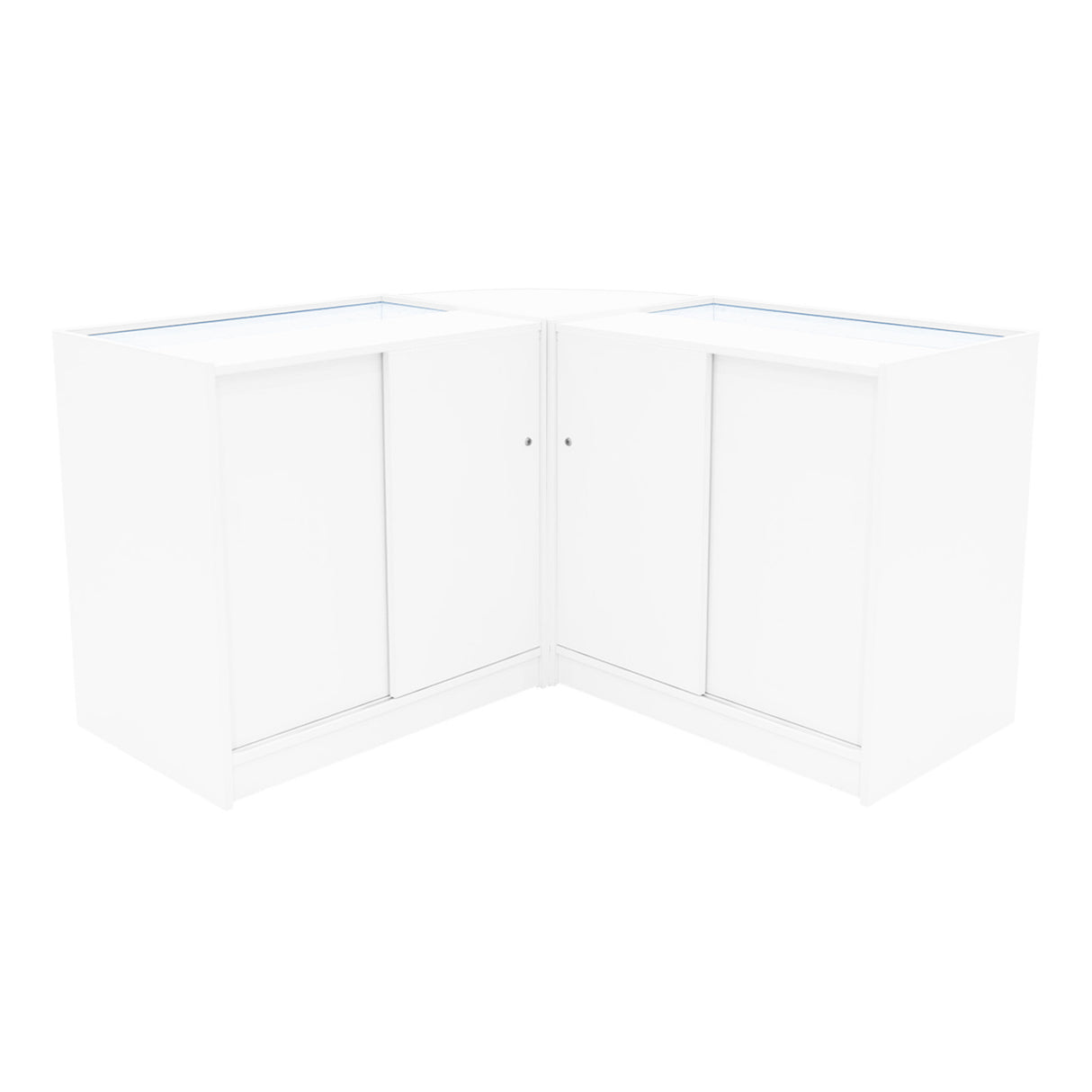 Set Banconi Selene con Illuminazione LED – 2x C900 + CM60 Angolare - Bianco