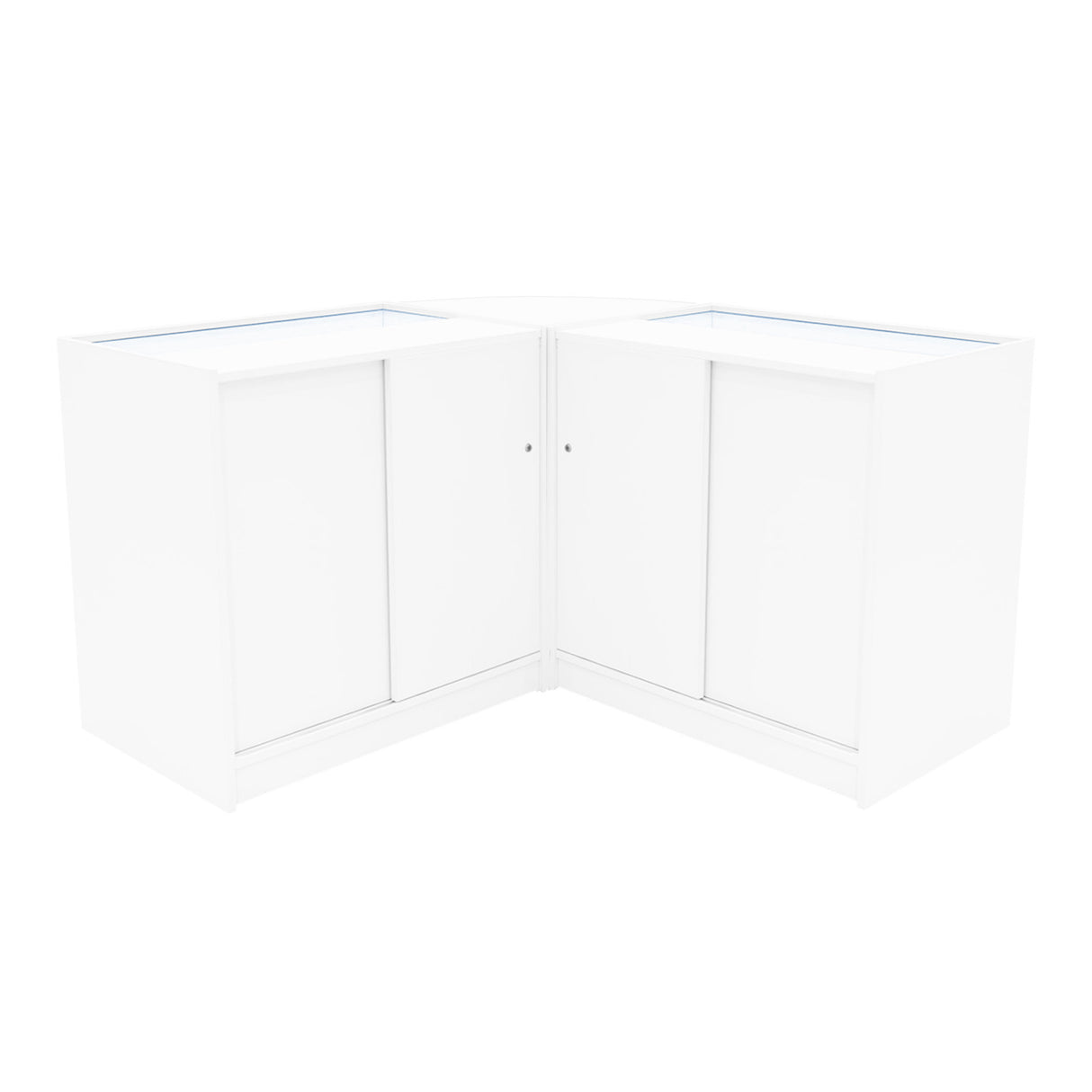 Set Banconi Helios con Illuminazione LED – 2x K900 + CM60 Angolare - Bianco