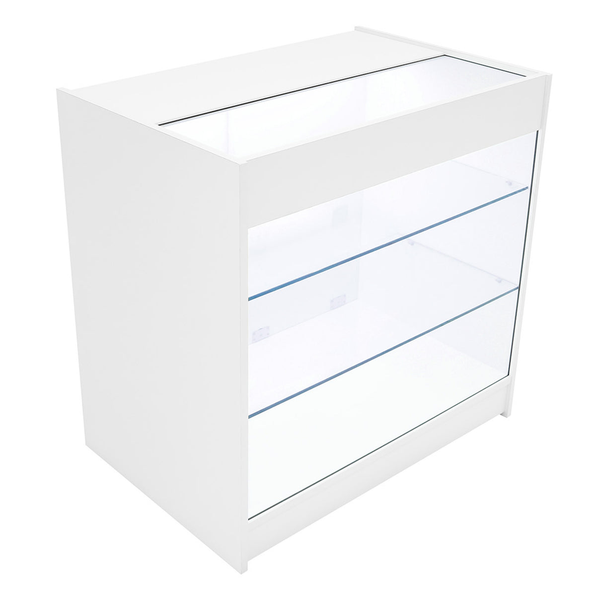 Set Bancone Negozio Apollo LED con 2x K900 + Angolare LM60 - Bianco