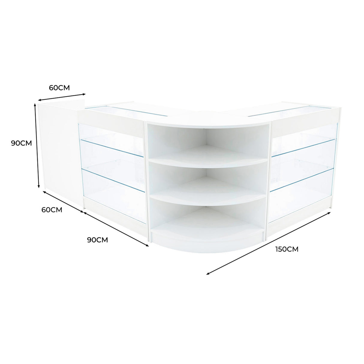 Astro Set Banconi LED LM60, TB60 & 2 x K900 – Bianco
