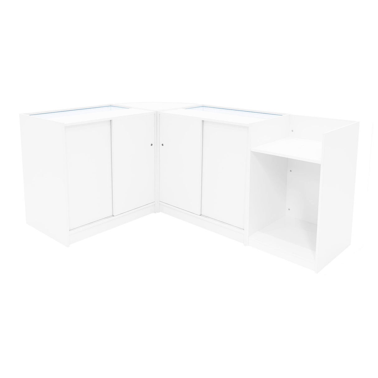 Set Banconi con Illuminazione LED Hyperion K900, B900, TB60 & LM60 - Bianco