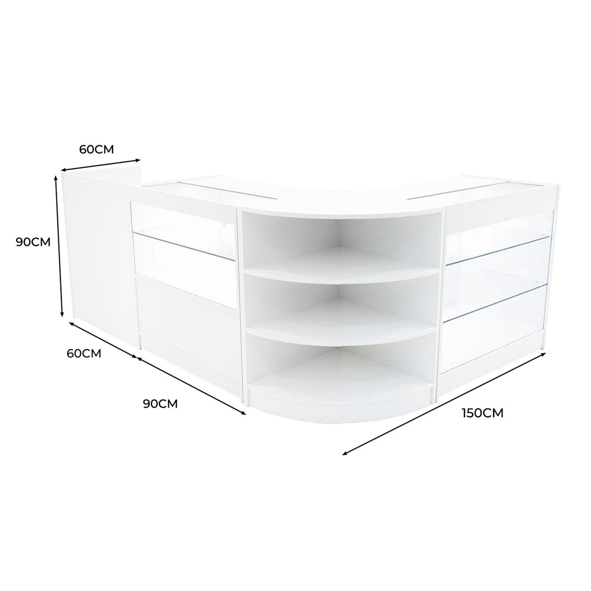 Set Banconi Theia LED K900, C900, TB60 e LM60 - Bianco