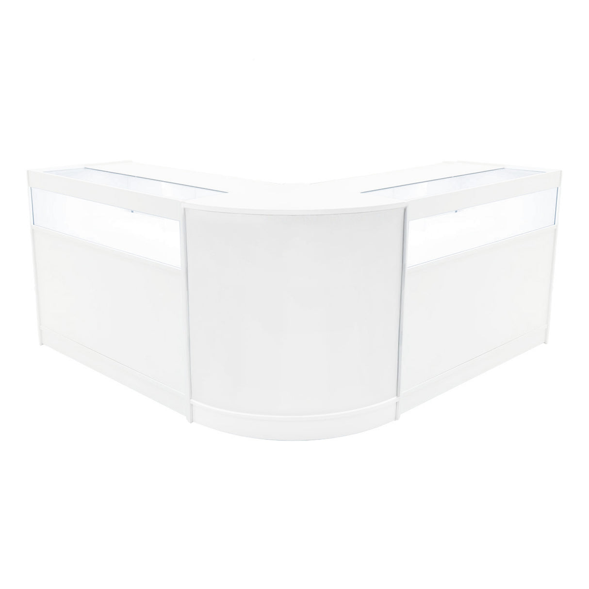 Set Banconi Iris con LED B1200 (x2) & Angolo CM60 – Bianco