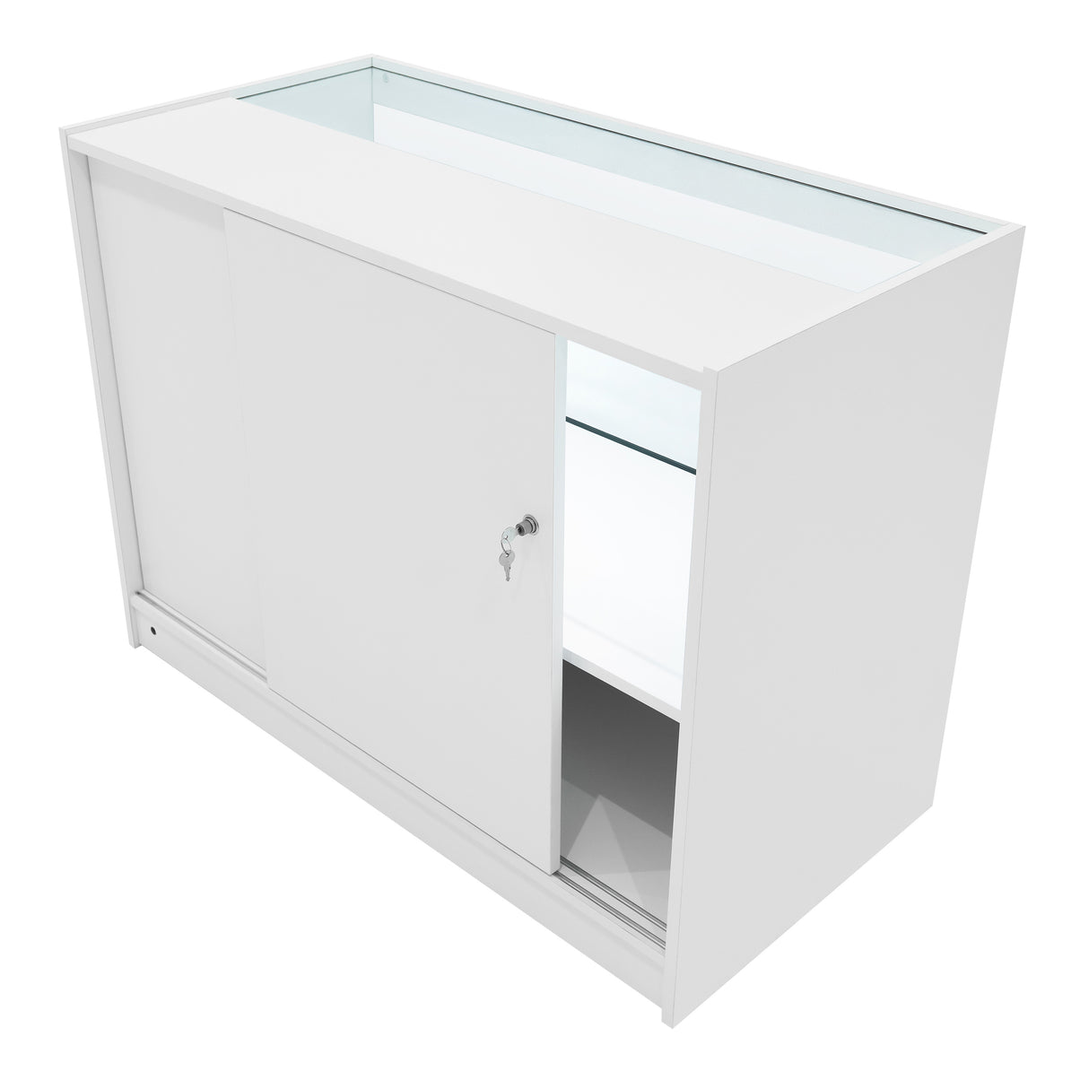 Set Banconi Selene con Illuminazione LED – 2x C1200 + CM60 Angolare - Bianco