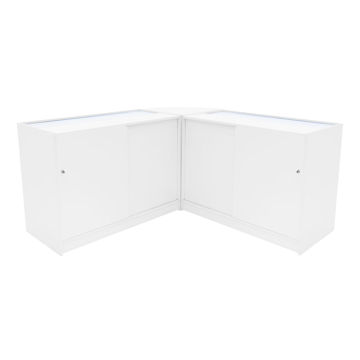 Set Banconi Selene con Illuminazione LED – 2x C1200 + CM60 Angolare - Bianco