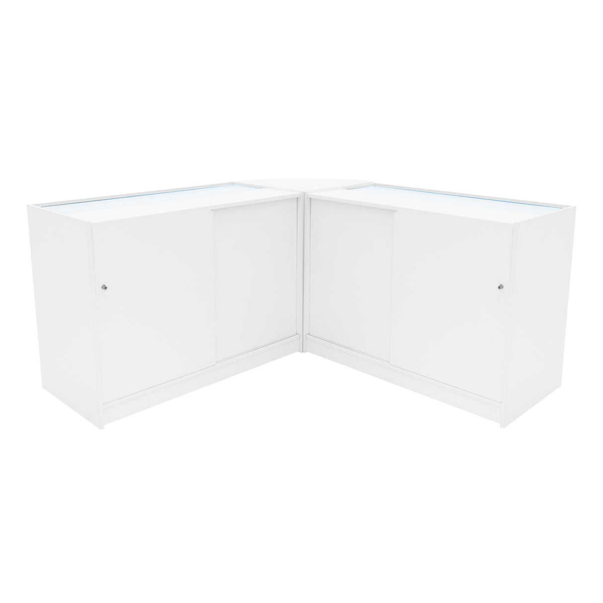 Set Bancone Hera LED con K1200 + C1200 + CM60 - Bianco