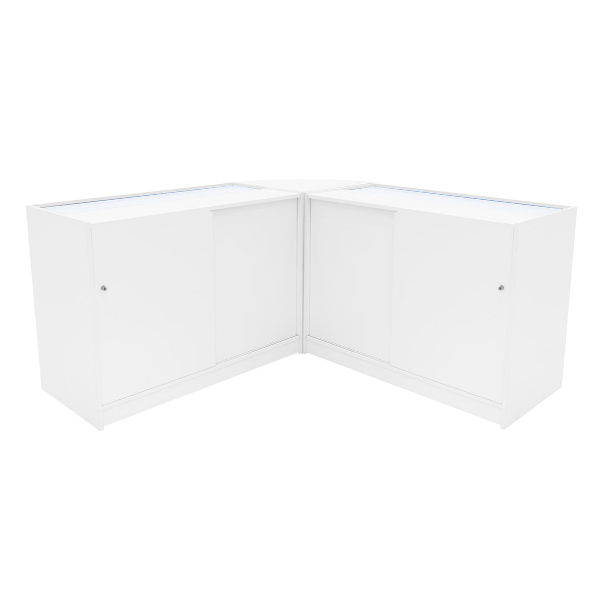 Set Bancone Theseus LED con LM60 + 2 x B1200 - Bianco