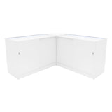 Set Bancone Theseus LED con LM60 + 2 x B1200 - Bianco