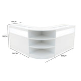 Set Bancone Theseus LED con LM60 + 2 x B1200 - Bianco