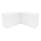 Set Bancone Negozio Apollo LED con 2x K1200 + Angolare LM60 - Bianco