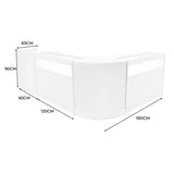 Set Banconi Negozio Luna LED Bianco – CM60, TB60 & 2 x B1200