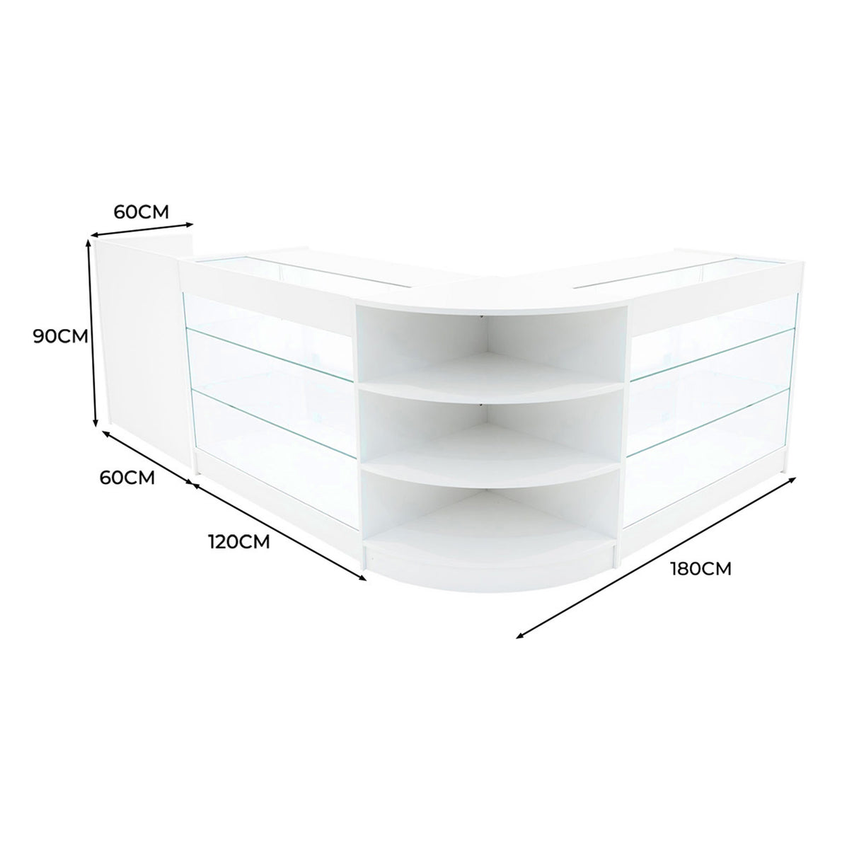 Astro Set Banconi LED LM60, TB60 & 2 x K1200 – Bianco