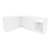 Set Banconi con Illuminazione LED Hyperion K1200, B1200, TB60 & LM60 - Bianco