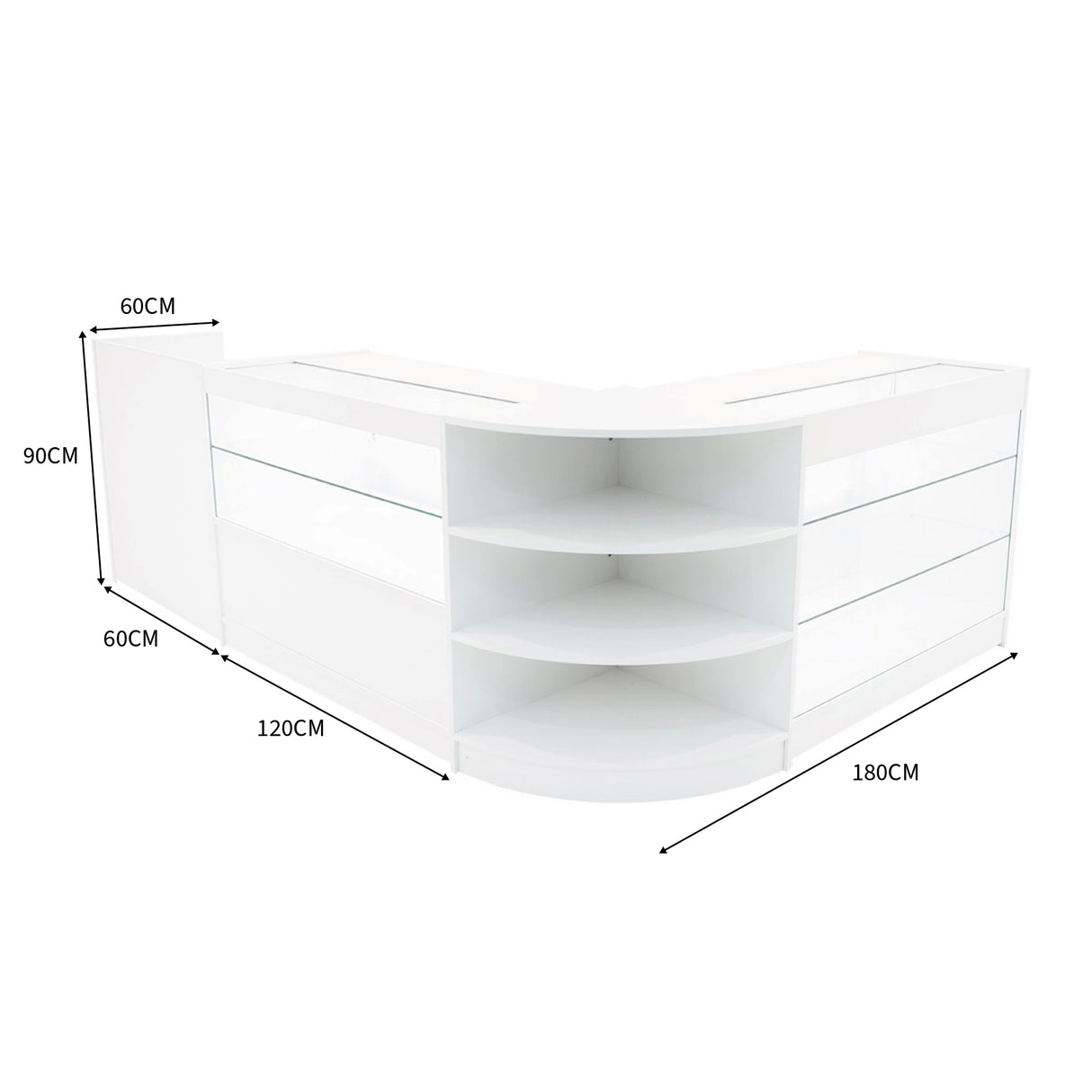 Set Banconi Theia LED K1200, C1200, TB60 e LM60 - Bianco