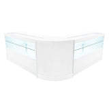 Set Banconi Selene con Illuminazione LED – 2x C1500 + CM60 Angolare - Bianco