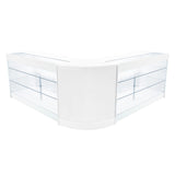 Set Banconi Helios con Illuminazione LED – 2x K1500 + CM60 Angolare - Bianco