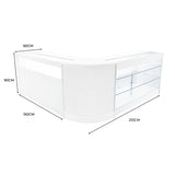 Set Banconi Negozio Triton LED K1500 B1500 & CM60 - Bianco