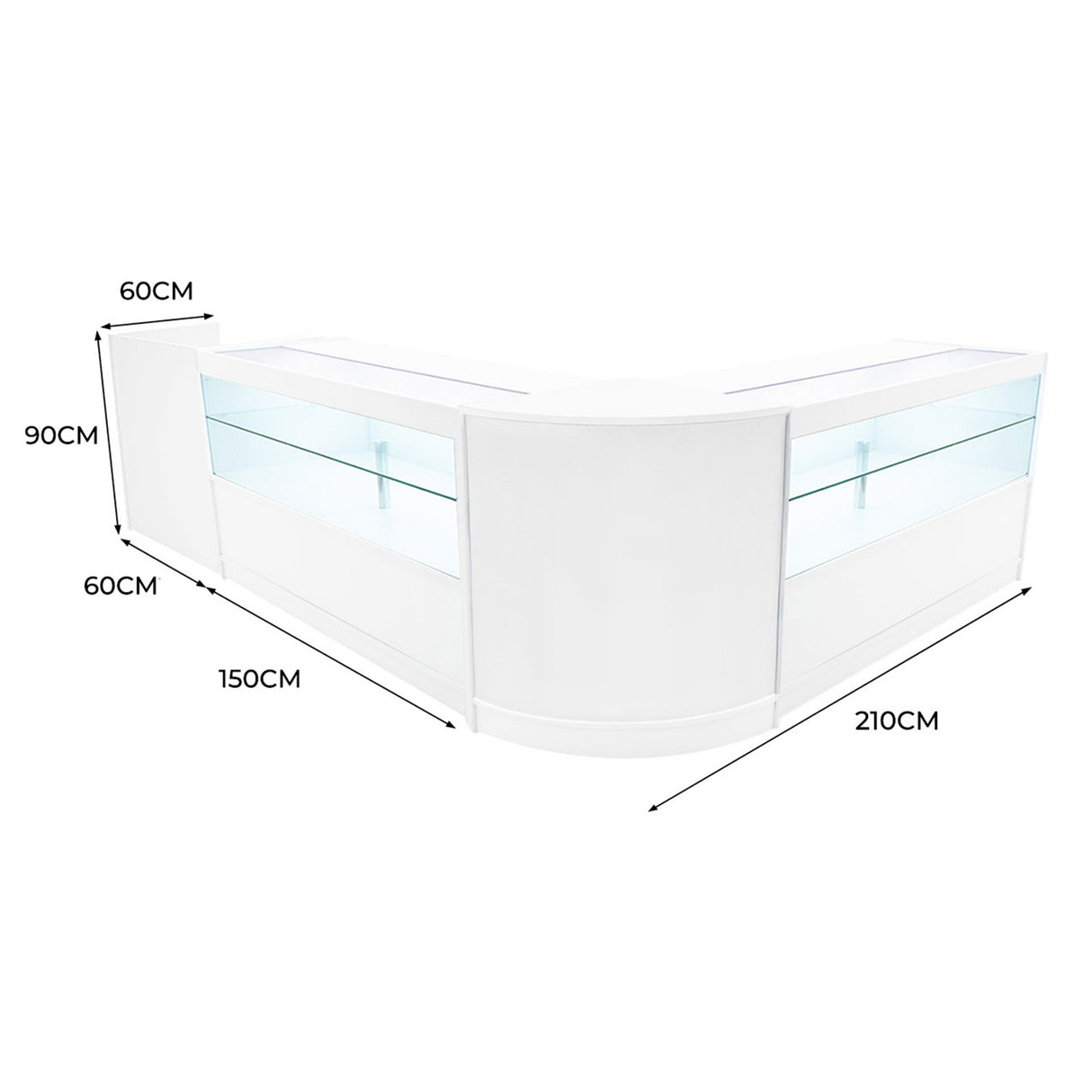 Set Banconi Negozio Phoenix LED Bianco – CM60, TB60 & 2 x C1500