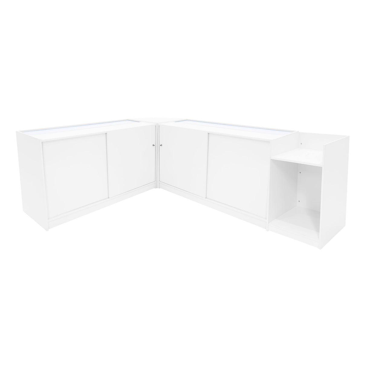 Set Banconi con Illuminazione LED Europa B1500, C1500, TB60 & LM60 - Bianco