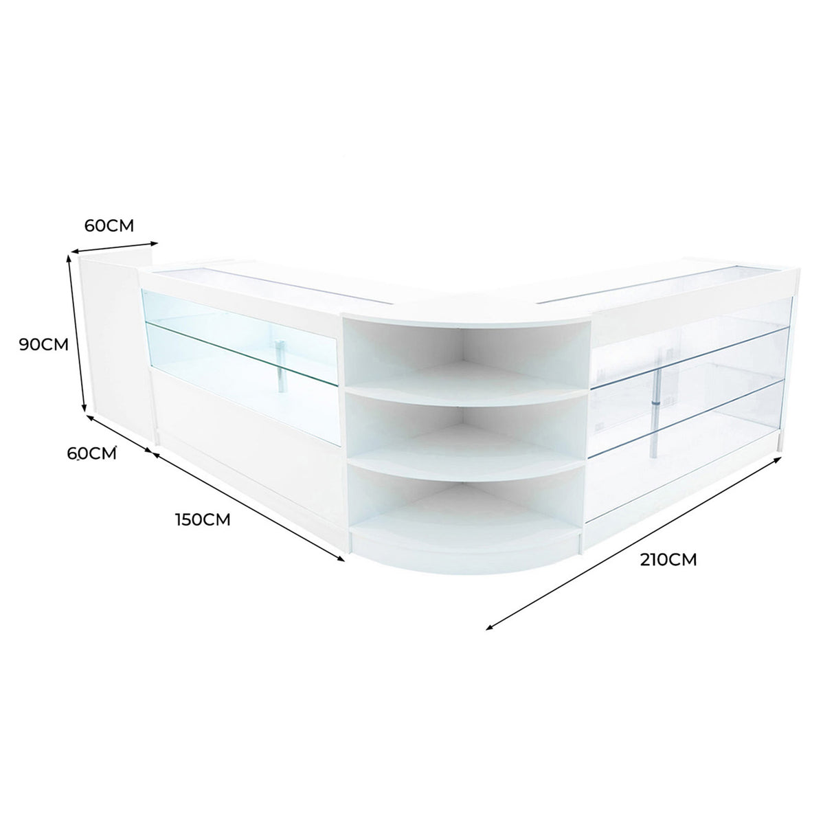 Set Banconi Theia LED K1500, C1500, TB60 e LM60 - Bianco